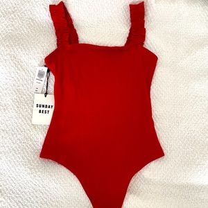 Aritzia Sunday Best Firecracker Bodysuit